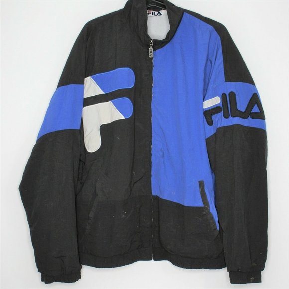 FILA Other - Vintage Fila Spell Out Color Block Nylon Jacket C669